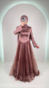 Avra Abendkleid Altrosa