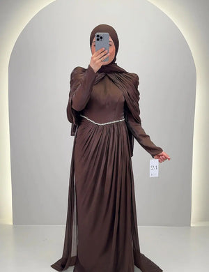 Nefa Abendkleid Braun