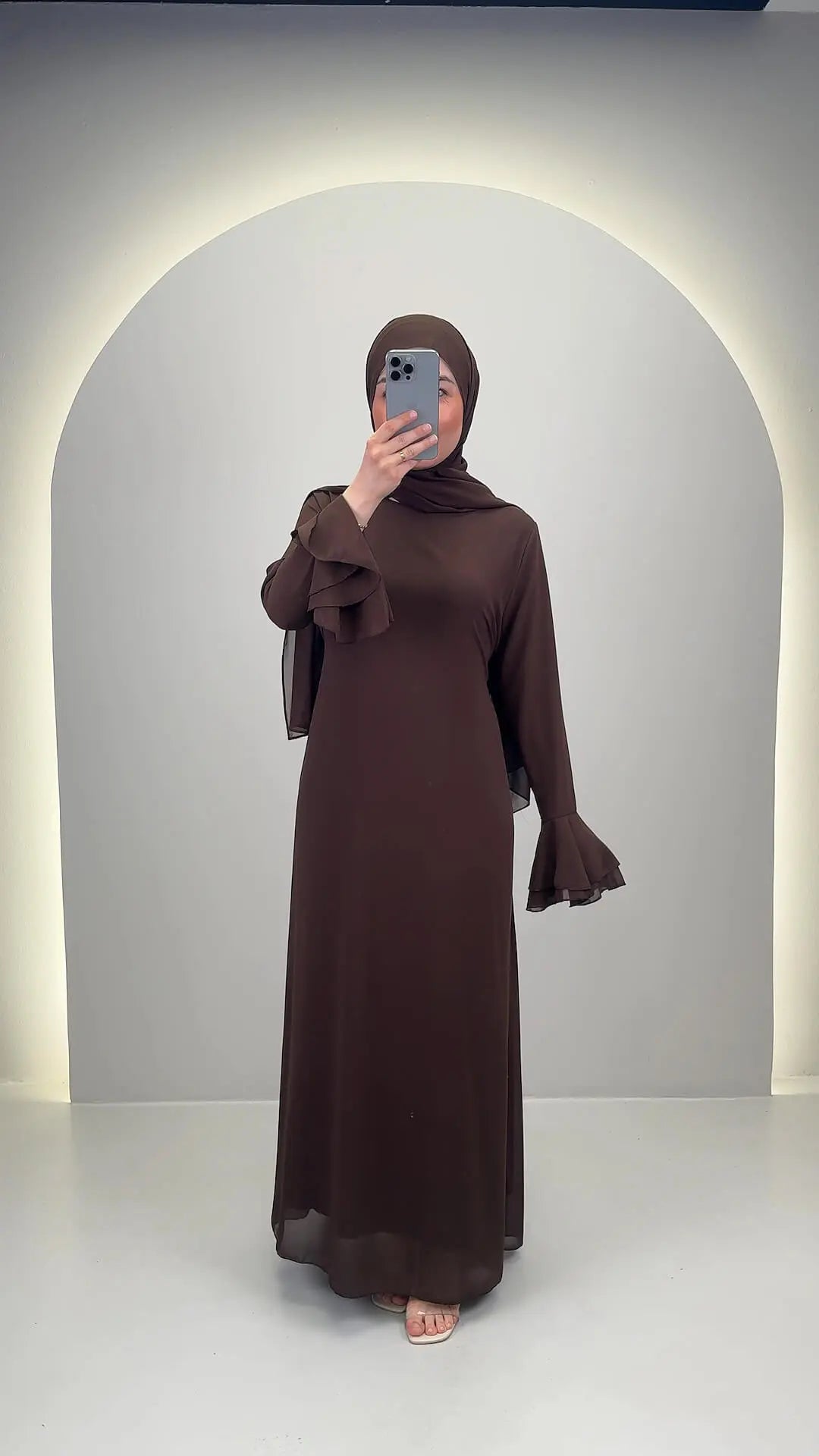 Fima Abendkleid Braun