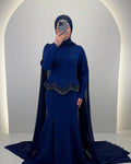 Simay Abendkleid Dunkelblau