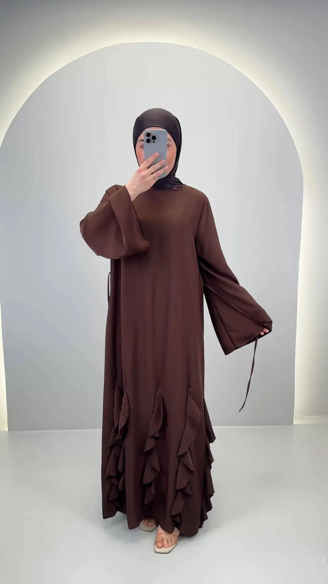 Diya Abendkleid Braun 01