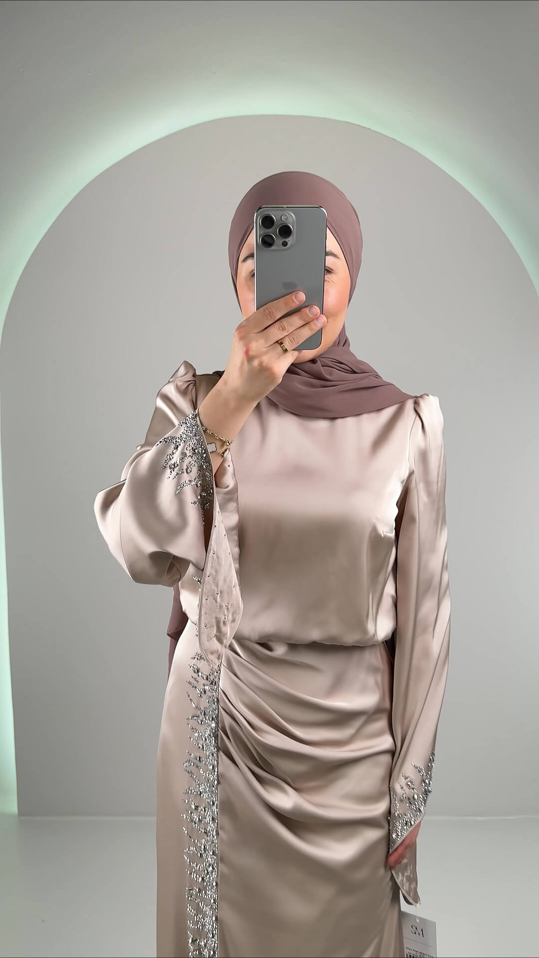 Miya Abendkleid Gold