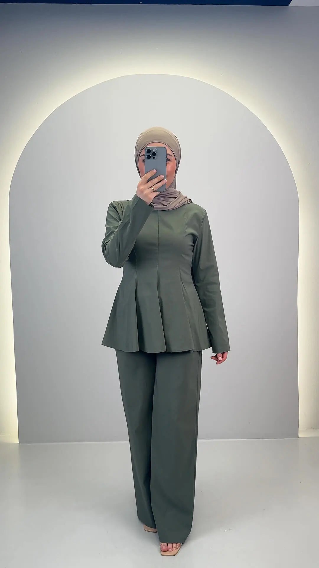 Sereen Peplum Oberteil