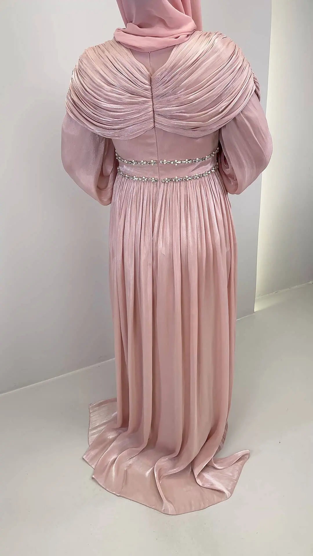 Meslina evening dress pink