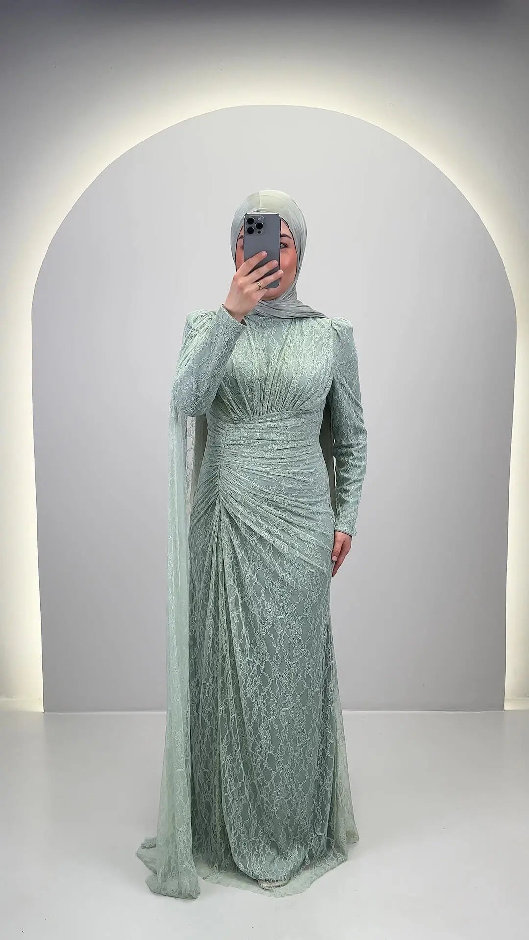 Asell Abendkleid Mint