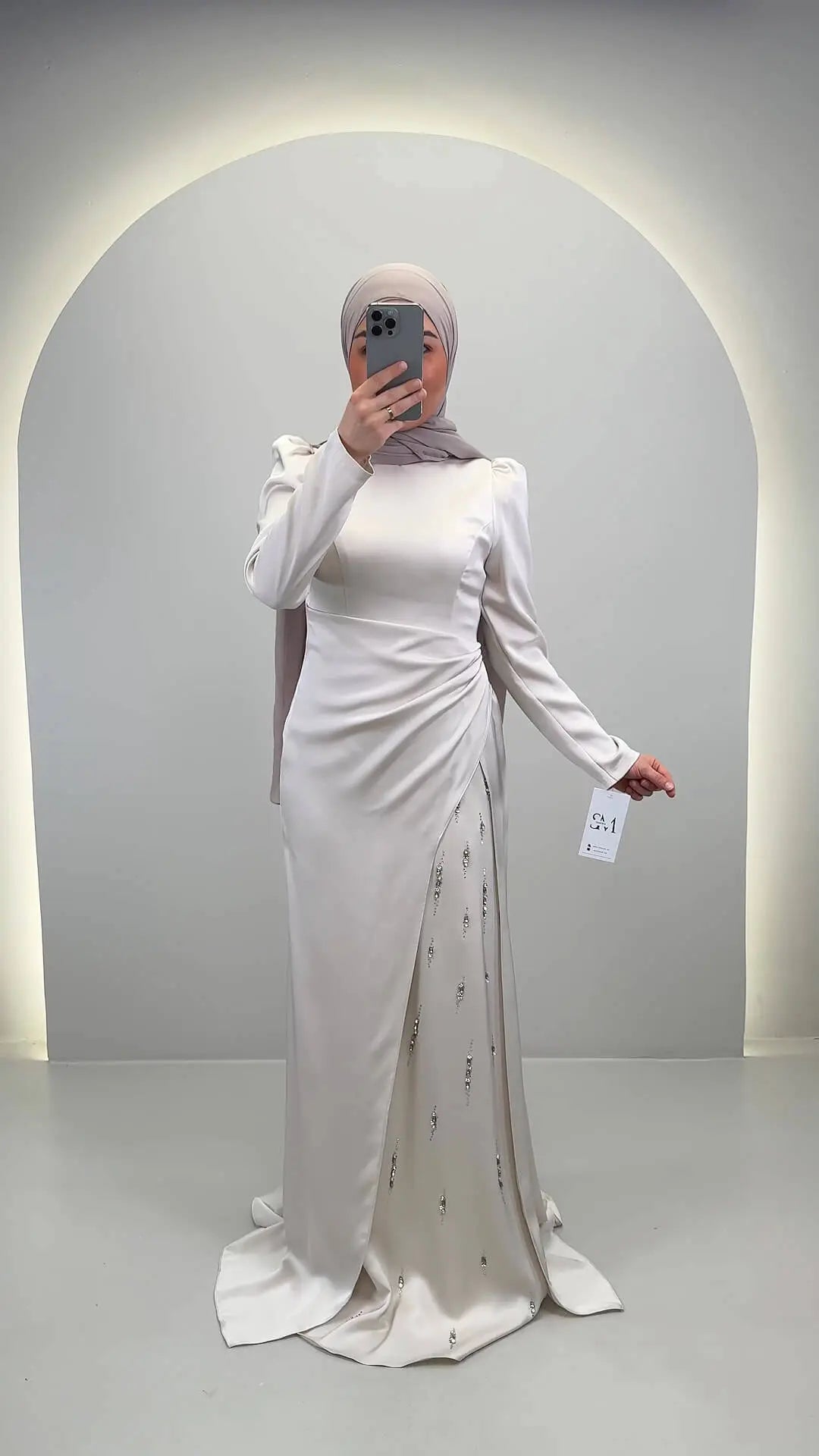 Nalea Abendkleid Beige