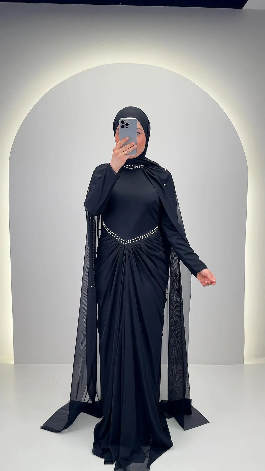 Tiya Abendkleid Schwarz