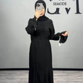 Mel Abaya Kleid Schwarz