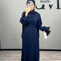 Mel Abaya Kleid Dunkelblau