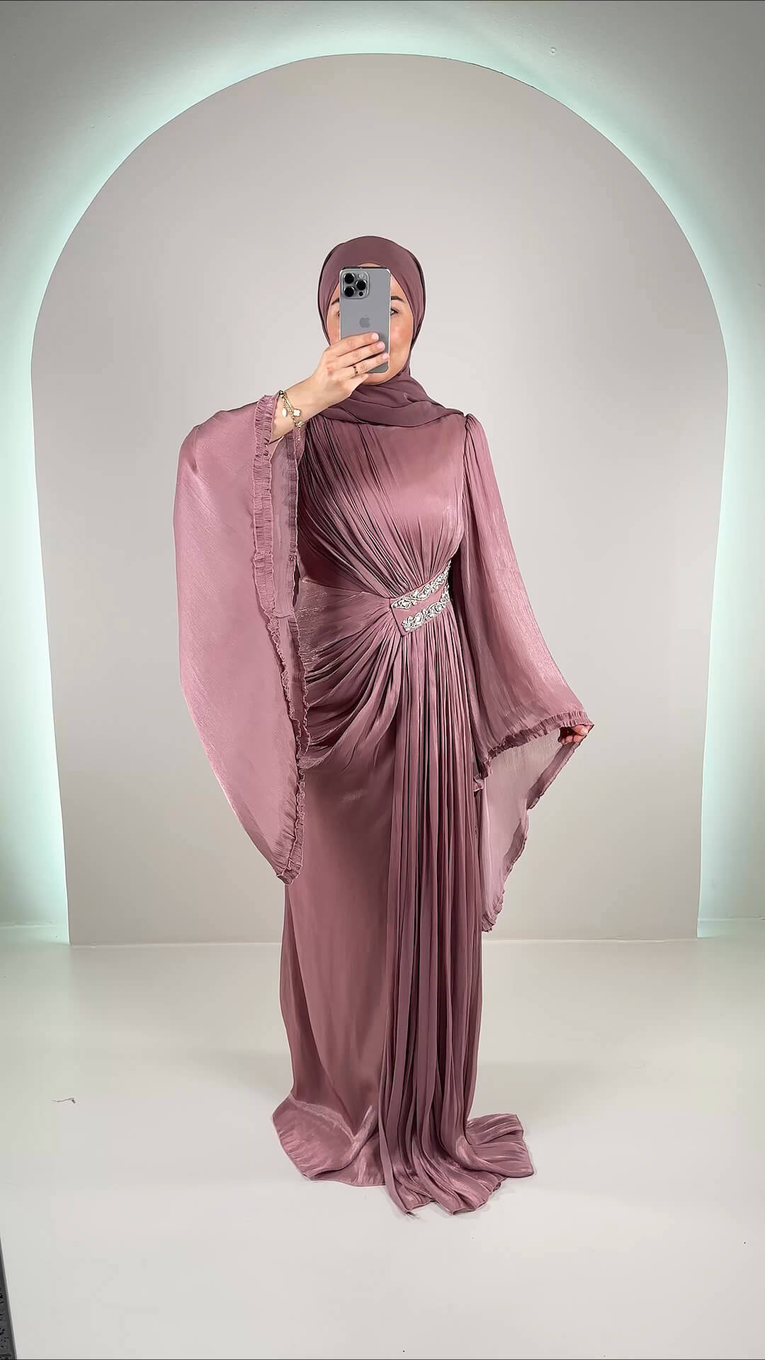 Asya Abendkleid Altrosa