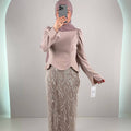Hisra Abendkleid Beıge