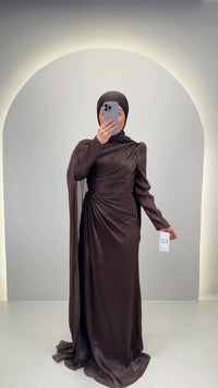 Arya Abendkleid Braun 01