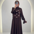 Tisla Abendkleid Braun