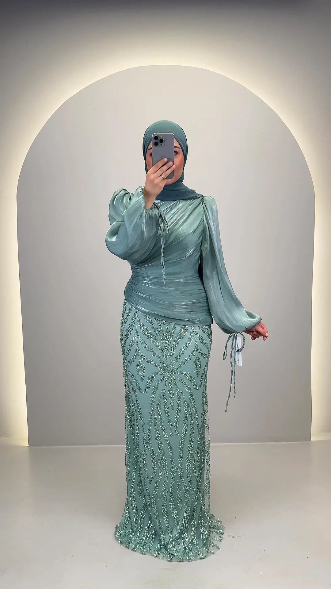 Dian Abendkleid Mint 01