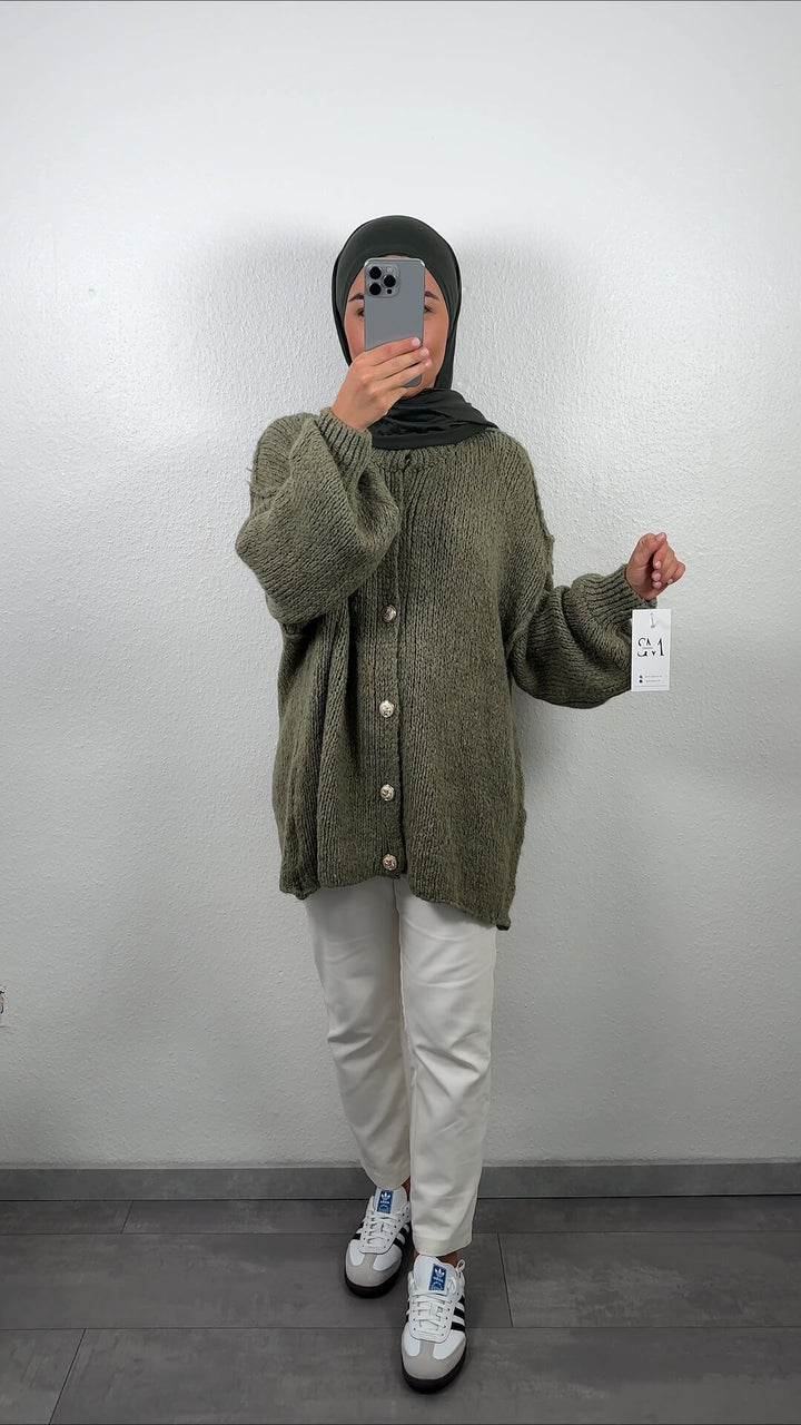 Efla cardigan khaki