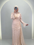 Eliza Abendkleid Beige
