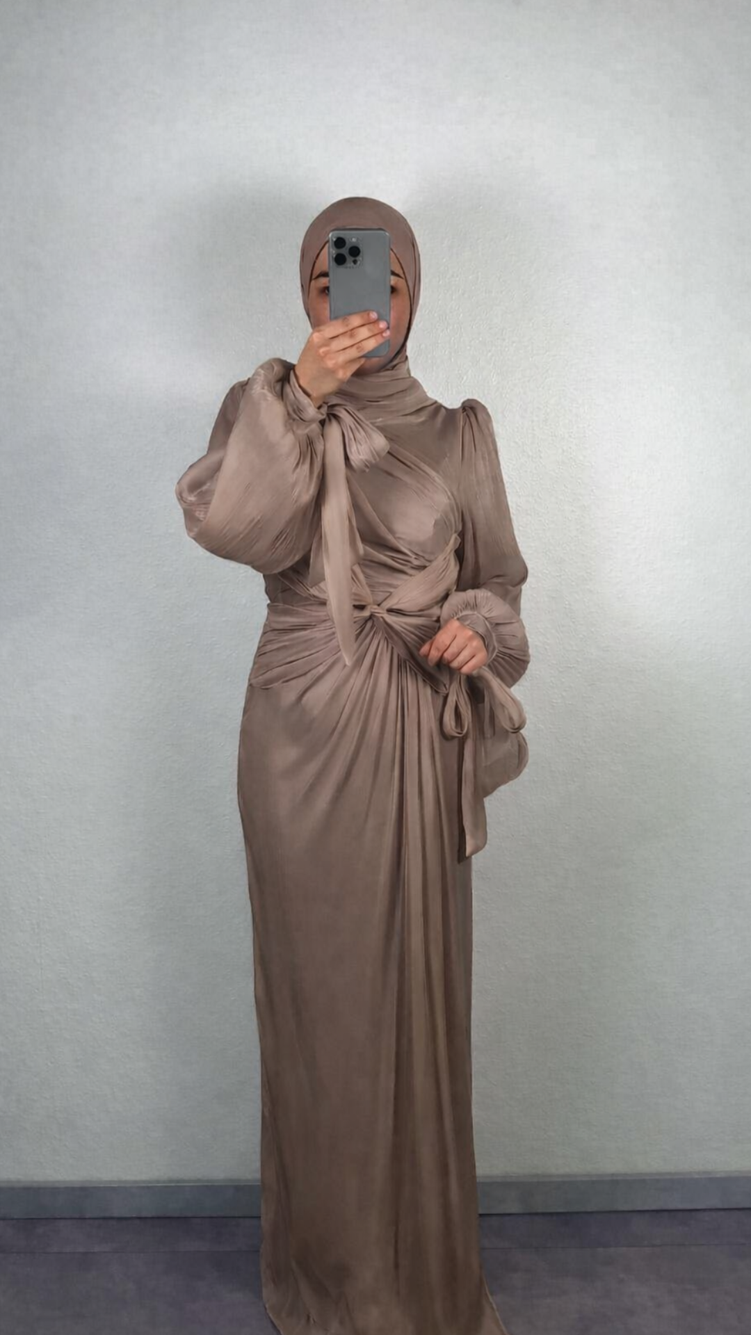 Yildiz Abendkleid Taupe