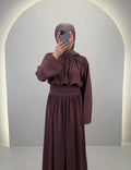 Lale Abendkleid Braun