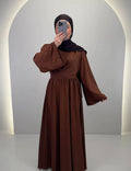 Mima Abendkleid Braun 01