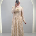 Mina Evening dress Beige