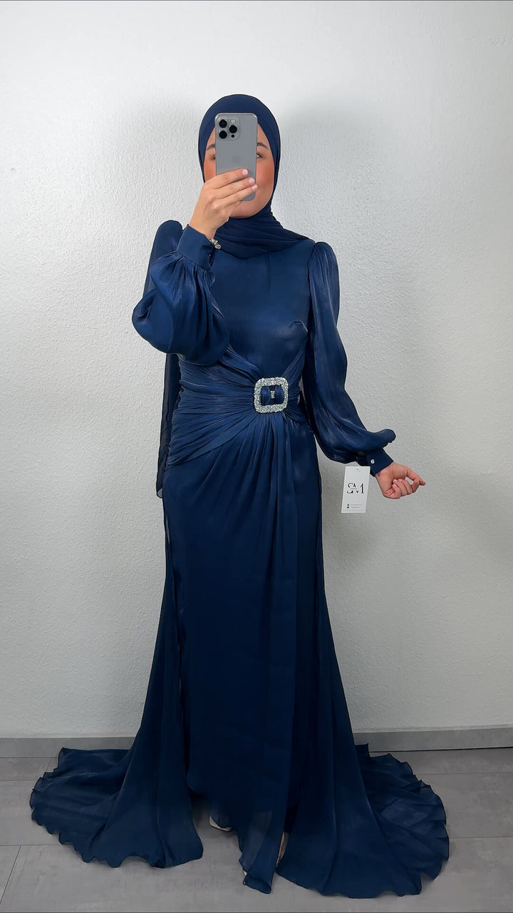 Nur Abendkleid Dunkelblau