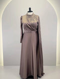 Ahri Abendkleid Beige