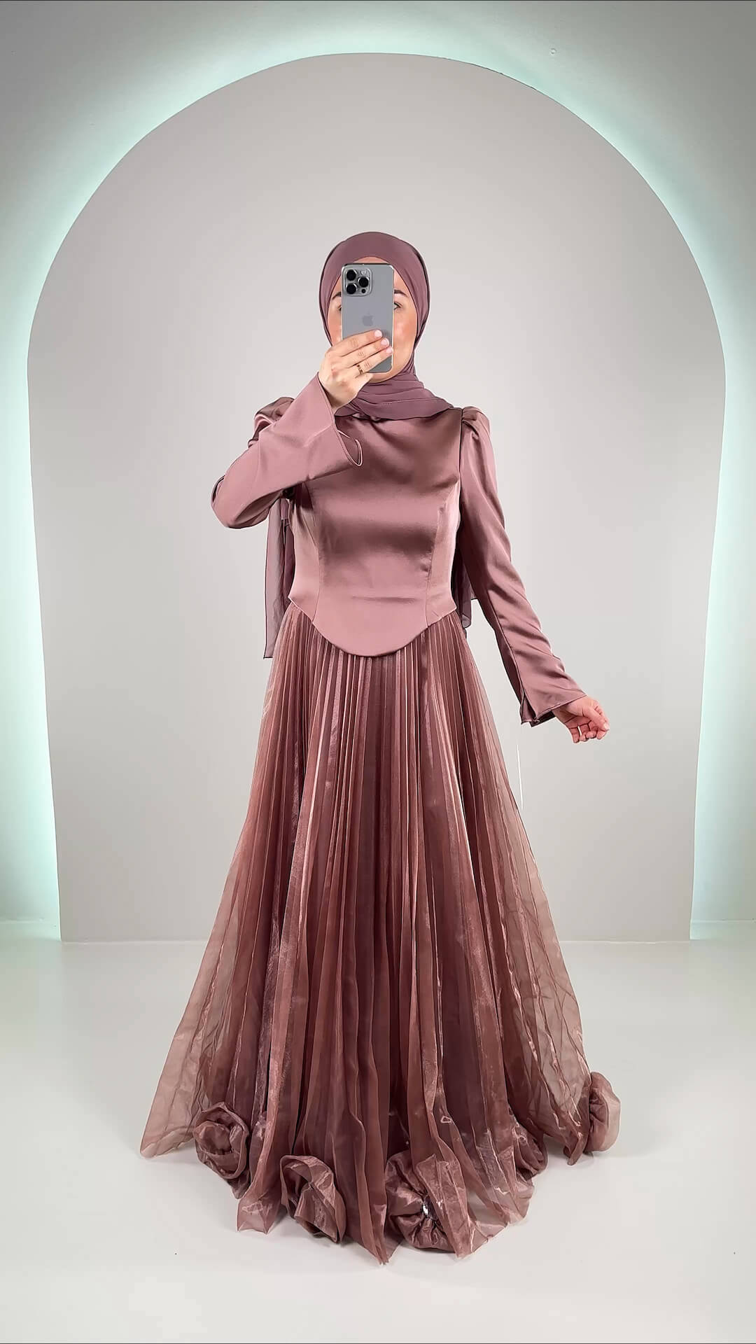 Avra Abendkleid Altrosa