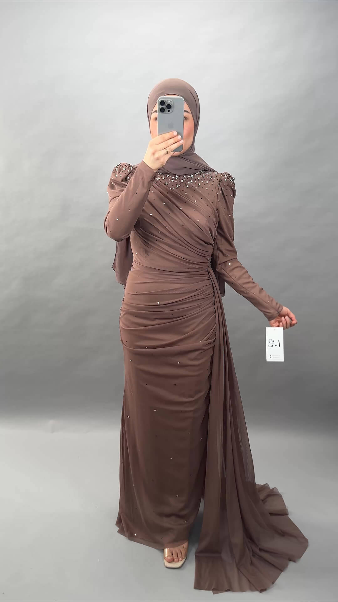 Bera Abendkleid Braun