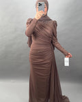 Bera Abendkleid Braun