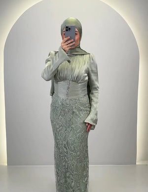 Beys Abendkleid Mint01