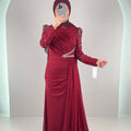 Efila Evening dress Burgundy
