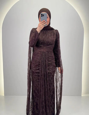 Nirama Abendkleid Braun
