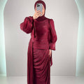 Dunja Abendkleid Weinrot