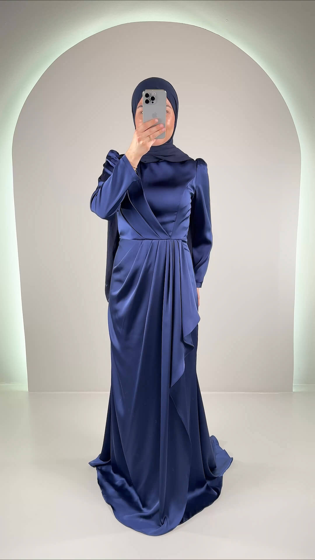 Valeri Abendkleid Dunkelblau