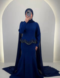 Simay Abendkleid Dunkelblau