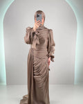 Dunja Abendkleid Taupe