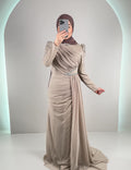 Efila Abendkleid Beige