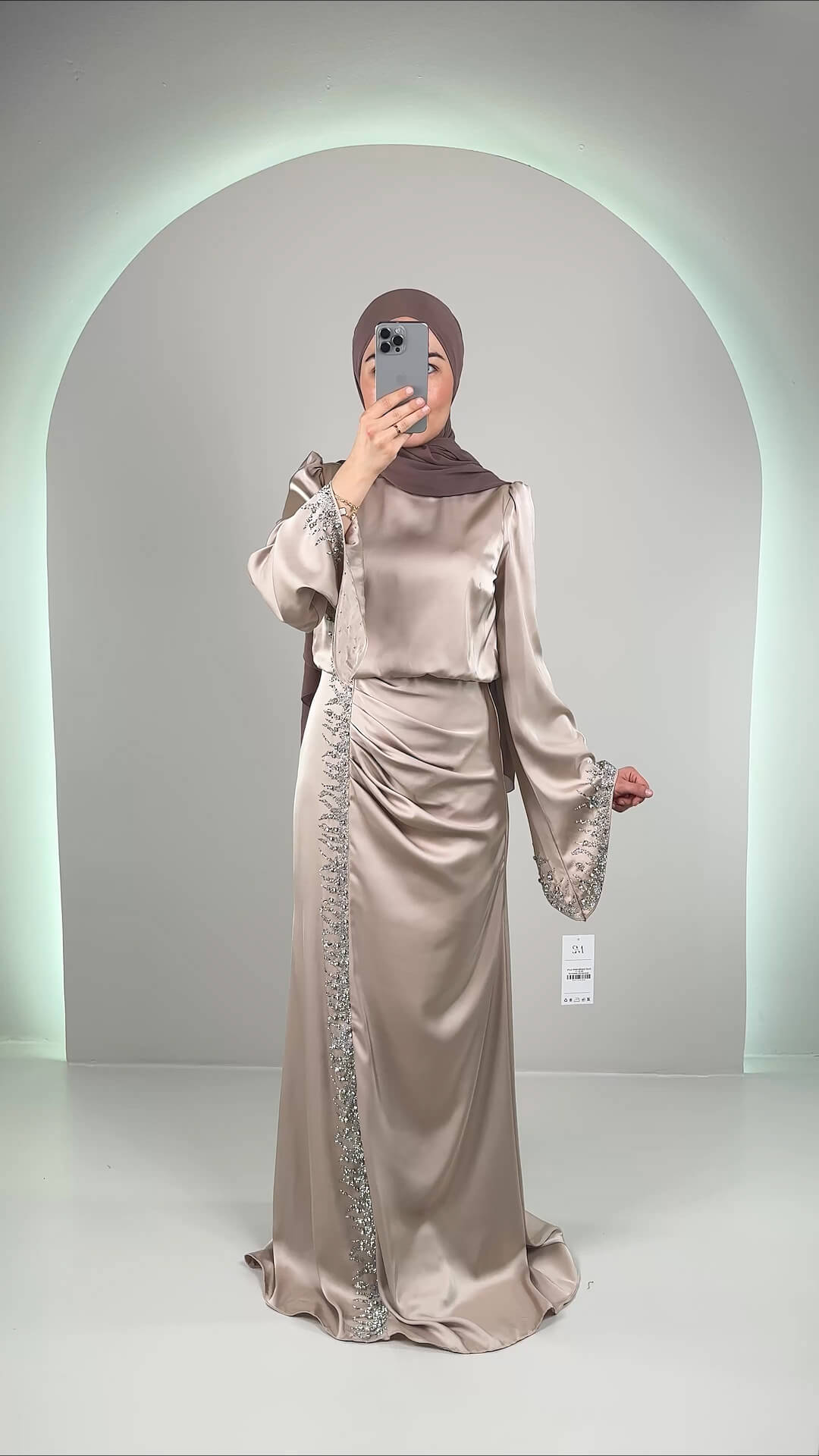 Miya Abendkleid Gold