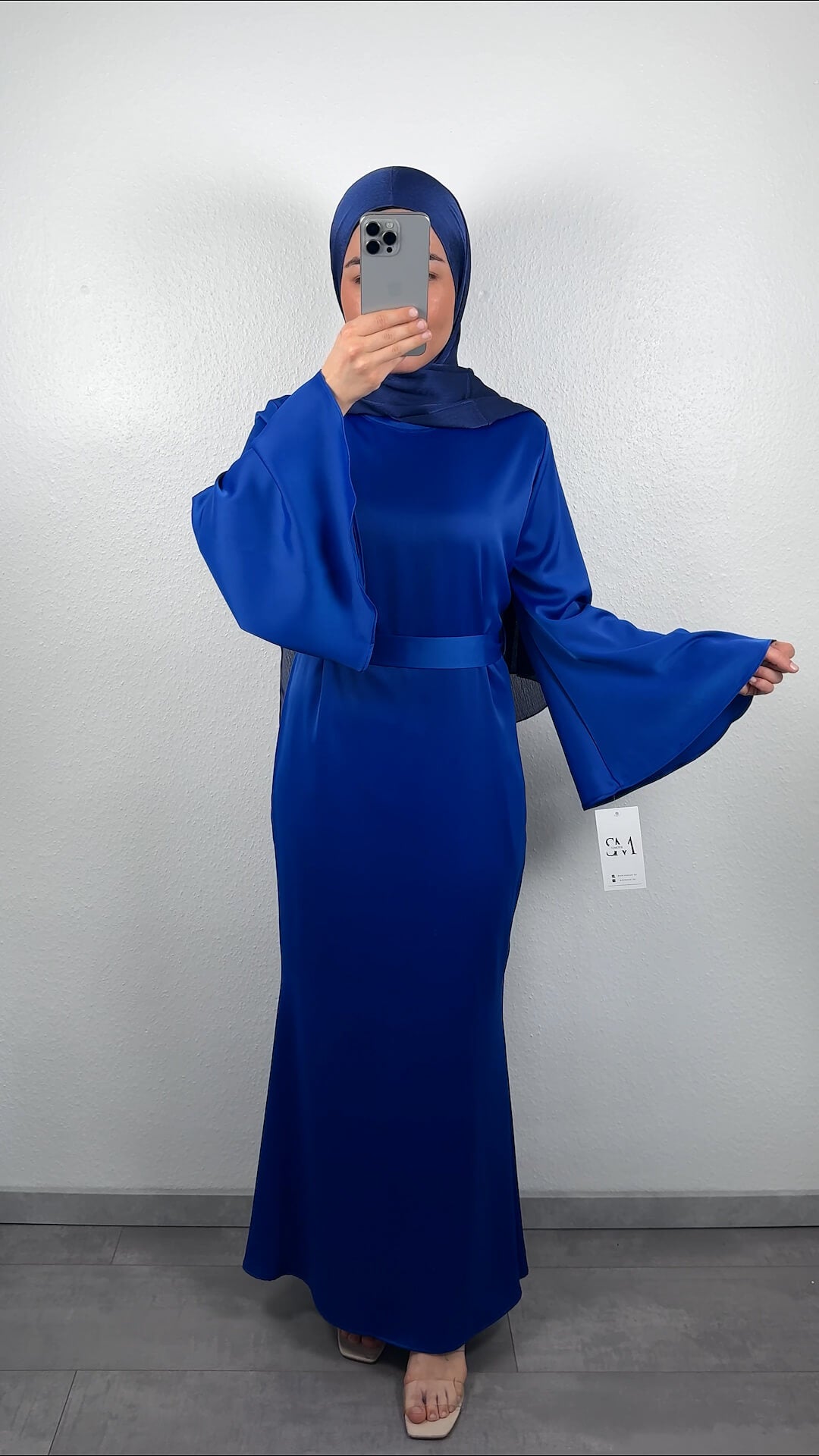 Robe de soirée Gülperi bleu