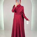 Liza Evening dress Burgundy
