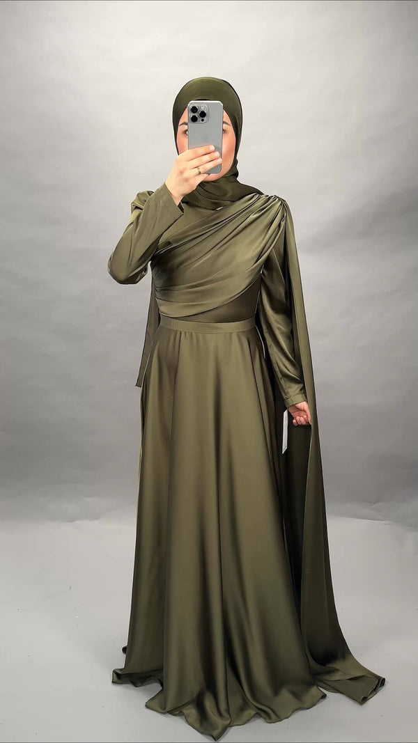 Liza Abendkleid Khaki