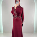 Maya Abendkleid Bordo
