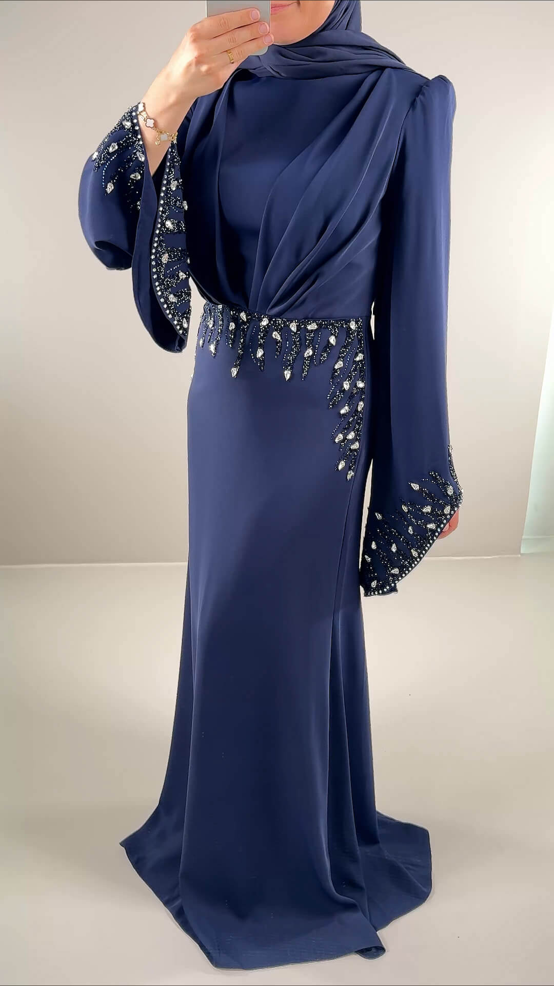 Maya Abendkleid Dunkelblau