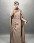 Menisa Abendkleid Beige