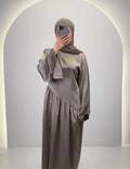 Meslia Evening dress Taupe