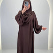 Misa Abaya Set mit Khimar Braun