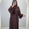 Misa Abaya Set mit Khimar Braun