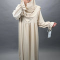 Mila Abaya Set mit Khimar Beige