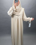 Mila Abaya Set mit Khimar Beige