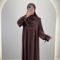 Mila Abaya Set mit Khimar Braun